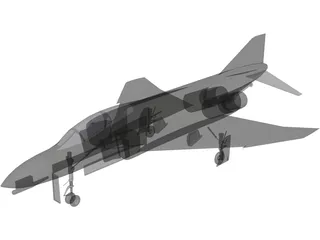 F-4 Phantom II 3D Model