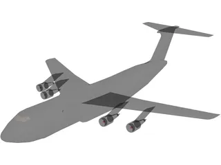 Lockheed C-5G Galaxy 3D Model