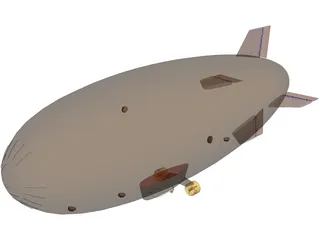 Blimp 3D Model