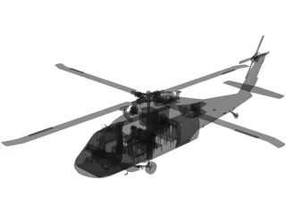 Sikorsky UH-60L Black Hawk [+Interior] 3D Model