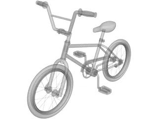 Bicycle BMX 3D Model