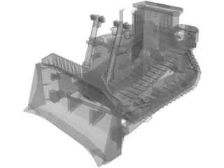 Bulldozer D-11 3D Model