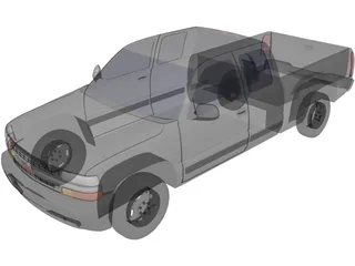 Chevrolet Silverado Extended Cab (2000) 3D Model