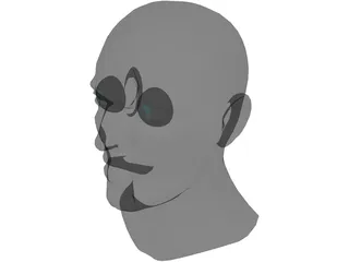 Head Male 3D Model