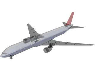 Boeing 777-300 3D Model