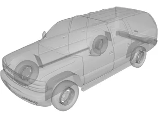 Chevrolet Suburban (2000) 3D Model