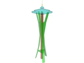 Space Needle 3D Model