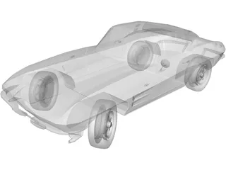 Chevrolet Corvette (1965) 3D Model