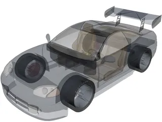 Mitsubishi 3000GT [Tuned] 3D Model