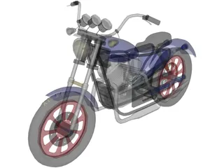 Motorcycle 3D Model