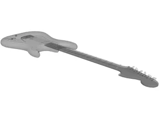 Guitar Electric 3D Model