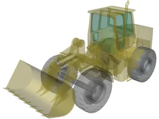 Front Loader 3D Model