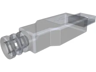 USB Connector 3D Model