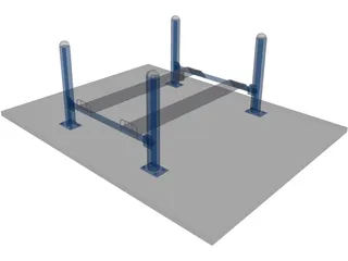 Car Lift 3D Model