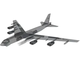 B-52G/H 3D Model