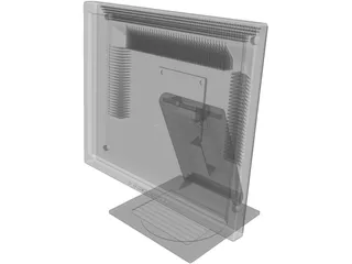 LG TFT Computer Monitor 3D Model