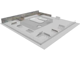 Skate Park 3D Model