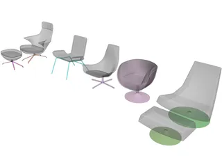 Chairs 3D Model