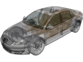 Volkswagen Phaeton 3D Model