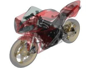 Yamaha YZF-R1 3D Model