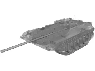 Stridsvagn 103 3D Model