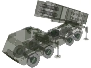 Avibras ASTROS III 3D Model