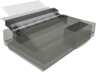 Dot matrix printer 3D Model