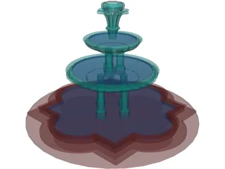 Fountain 3D Model