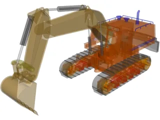 Excavator 3D Model