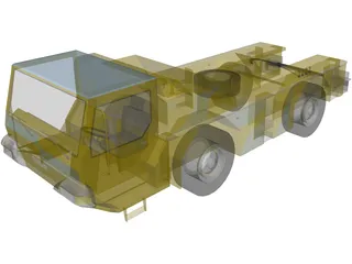Airport Tug Truck 3D Model