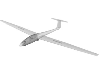 Schleicher ASK 21 Glider 3D Model