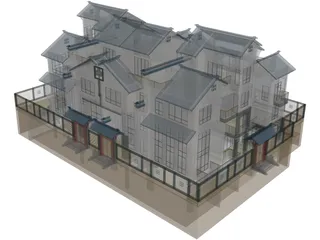 Villa 3D Model