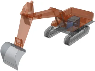 Hitachi 870LCH 3D Model