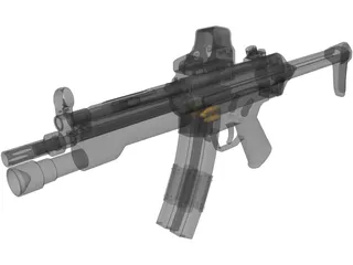 MP5 3D Model