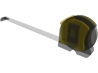 Retractible Tape Measure 3D Model