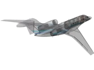 Cessna Citation X 3D Model