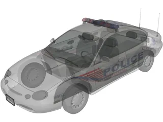 Ford Taurus Police 3D Model