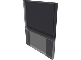 TV Projection 3D Model