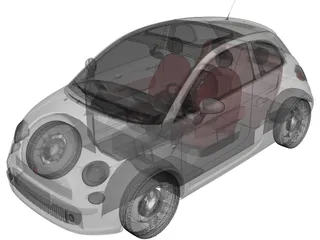 Fiat 500 3D Model