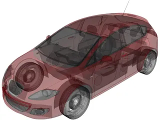 Seat Leon 3D Model