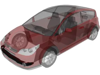 Citroen C4 2.0i VTR 3D Model