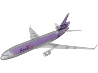 McDonnell Douglas/Boeing MD-11F FedEx 3D Model
