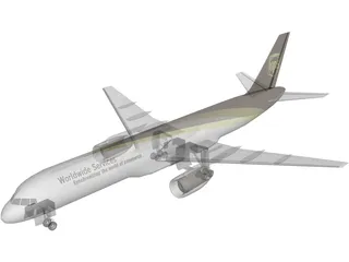 Boeing 757-200PF UPS 3D Model