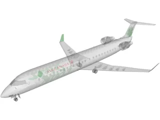 Bombardier CRJ-705 Air Canada Jazz 3D Model