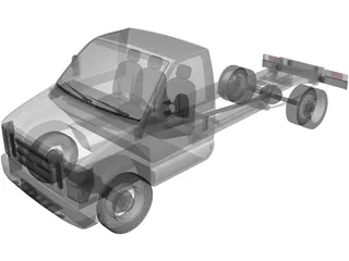 Ford Cutaway Van 3D Model