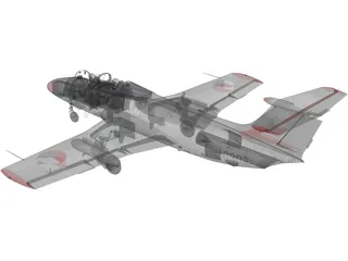 Aero L-29 Czech Air Force 3D Model