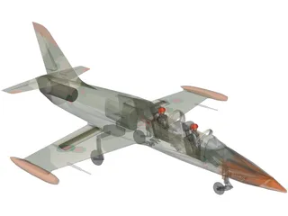 Aero L-39 Albatros Bangladesh Air Force 3D Model