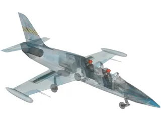 Aero L-39 Albatros Royal Thai 3D Model