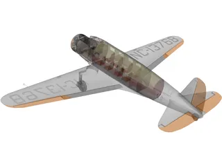 Vultee V-1A 3D Model