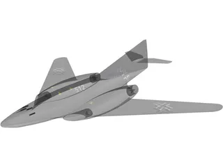 Messerschmitt Me 262 HG III 3D Model